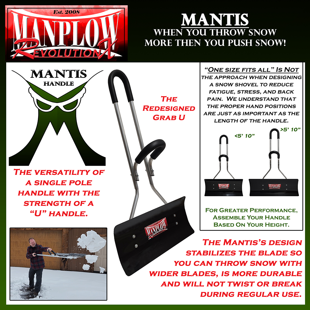 Mantis RevolutionX Snow Shovel image number null